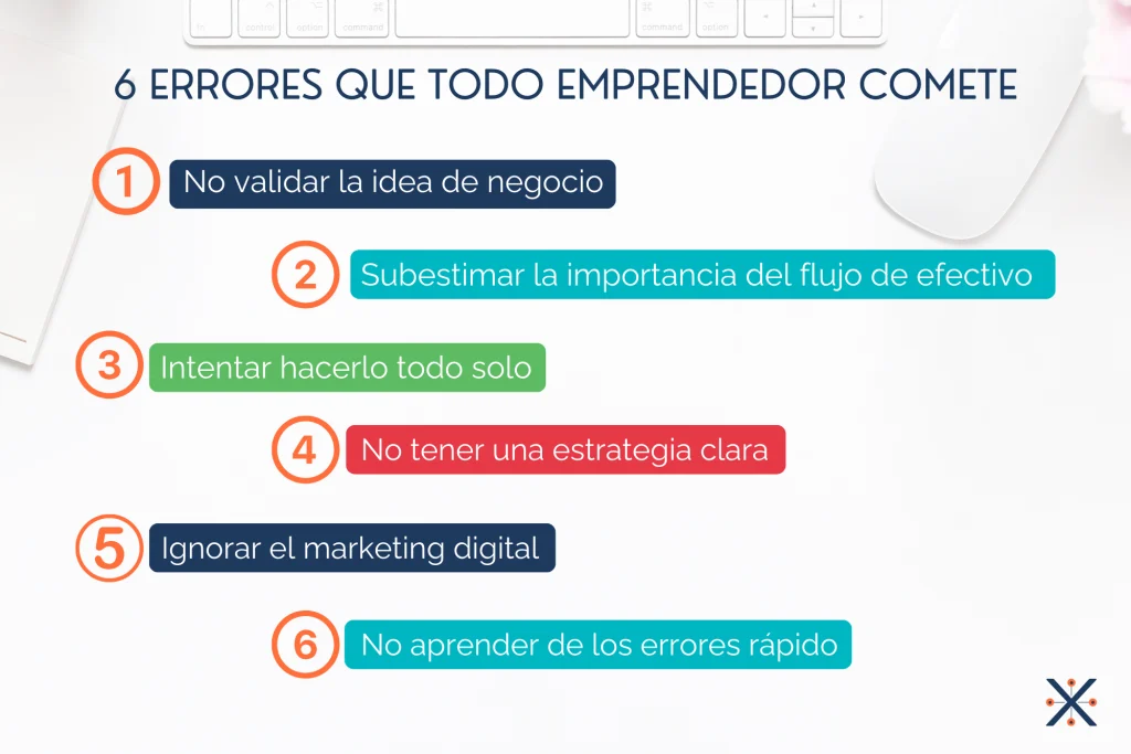 Errores que todo emprendedor novato comete